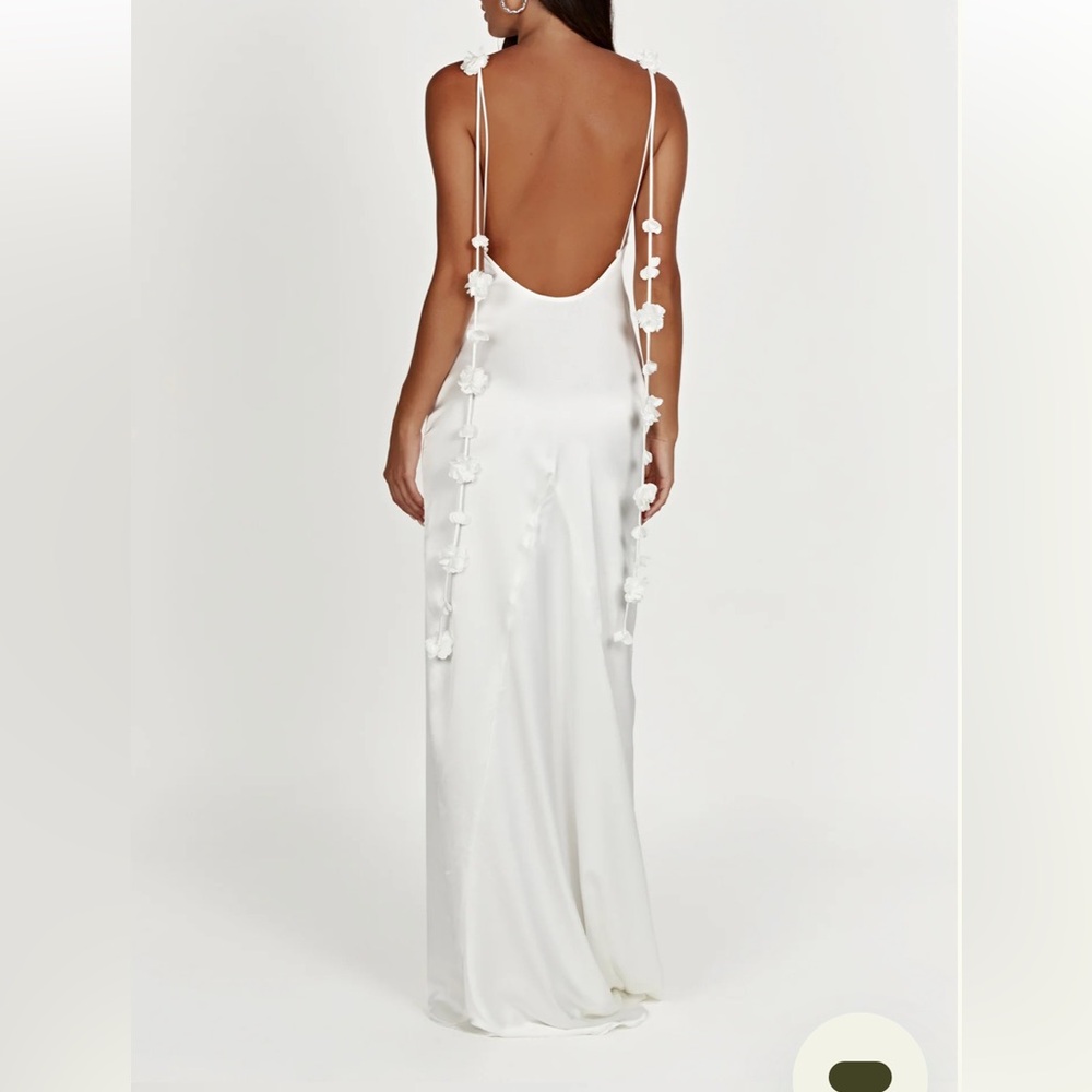 Meshki Elenora White Dress Small